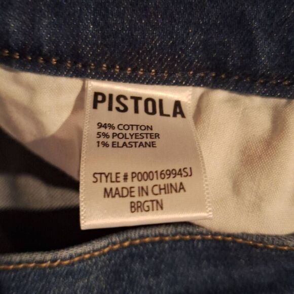 Pistola Womens Monroe High‎ Rise Cigarette Jean Indigo Size 4 NEW - Picture 5 of 5